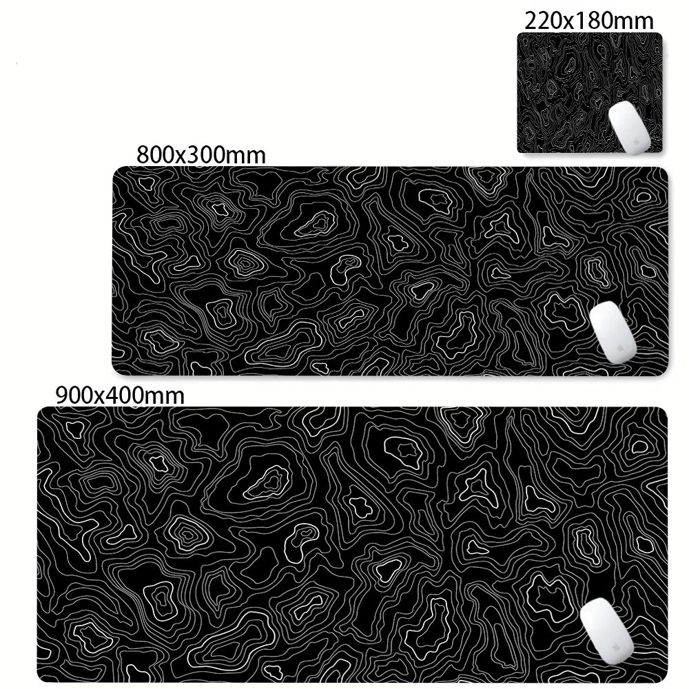 Obsidian Flow Desk Mat