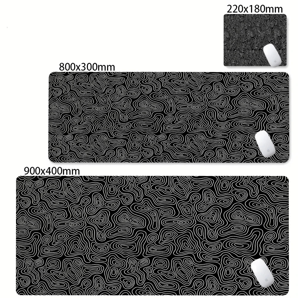 Obsidian Flow Desk Mat