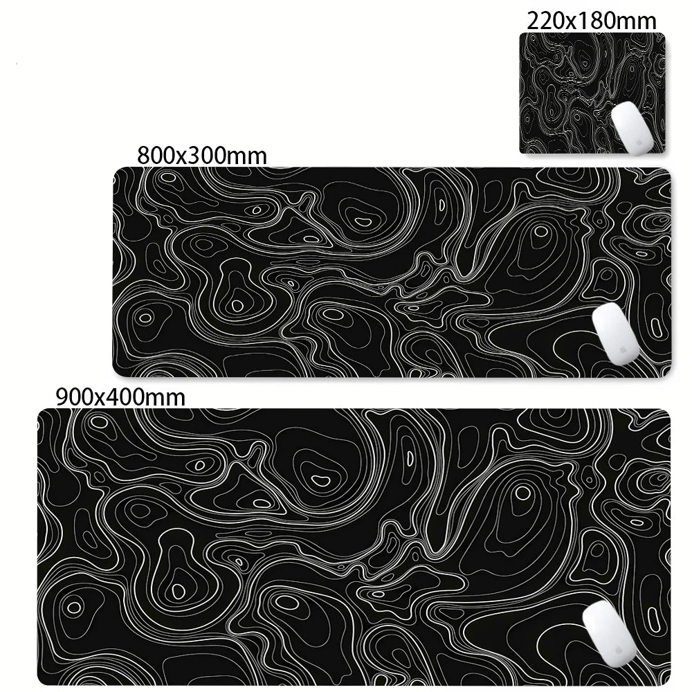 Obsidian Flow Desk Mat