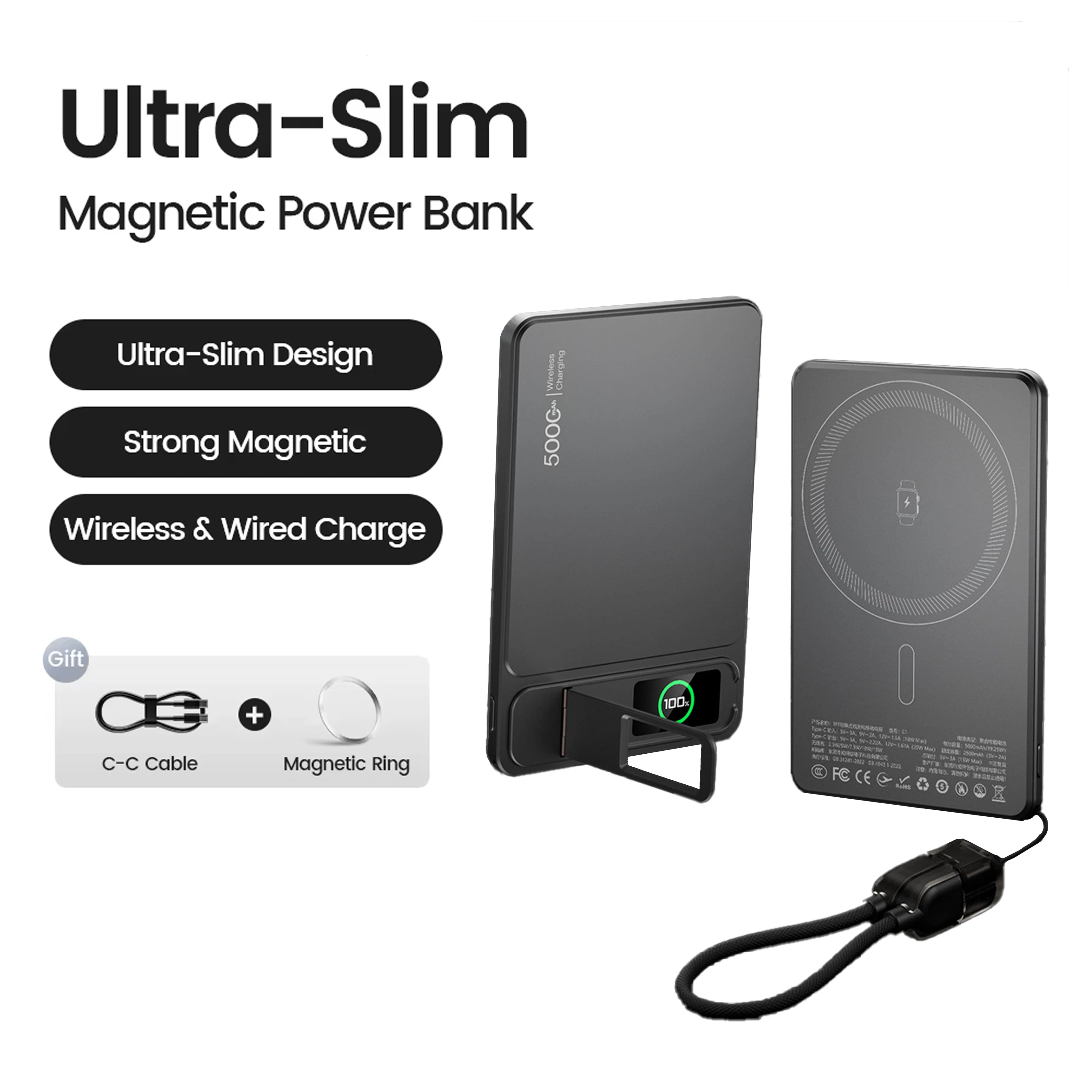 MagVolt 10K magnetische Powerbank