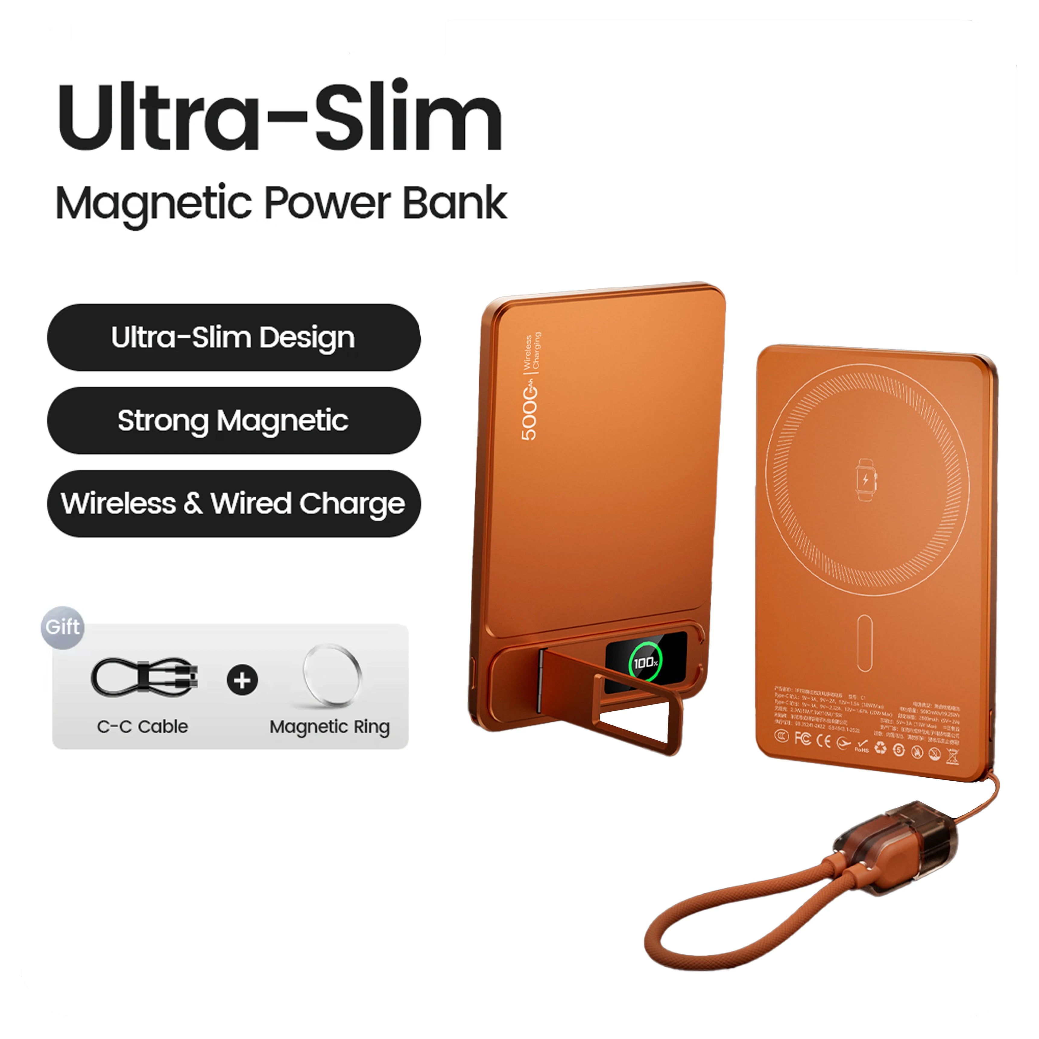 MagVolt 10K magnetische Powerbank