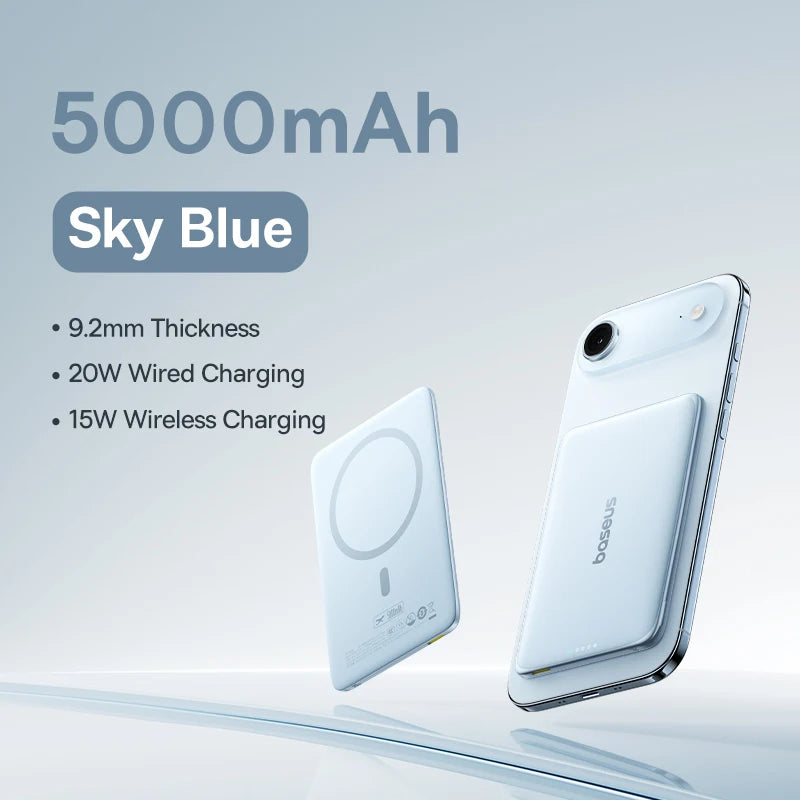 MagVolt Slim 5K Magnetische Power Bank