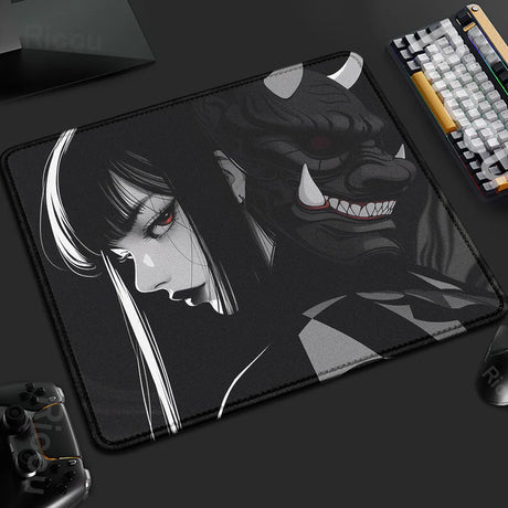 Crimson Mask Desk Mat