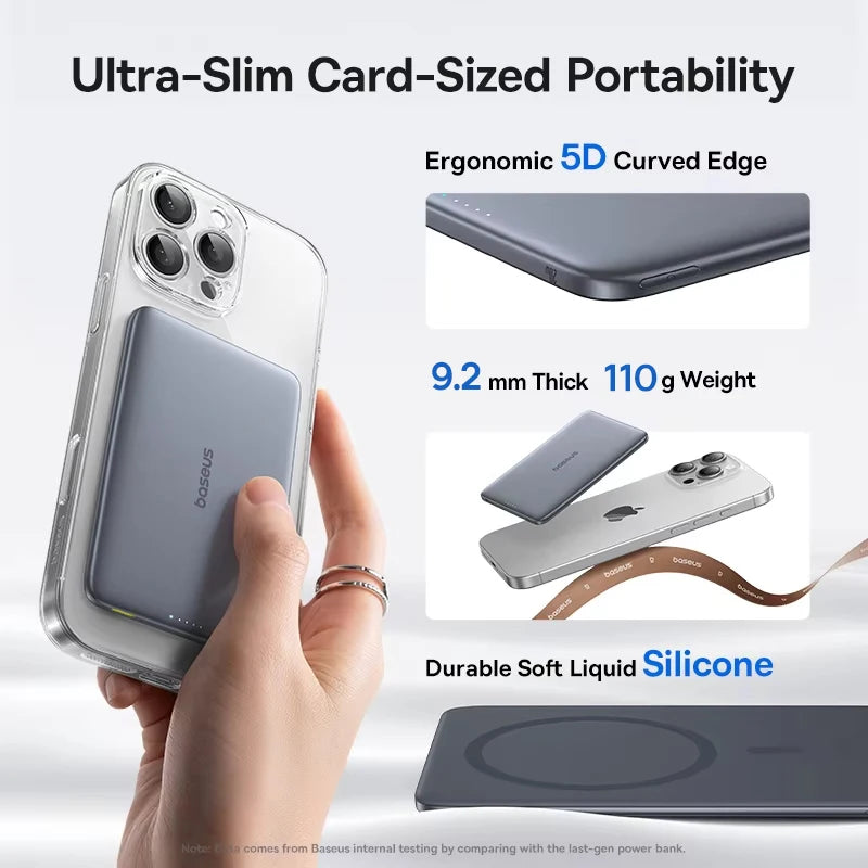 Power Bank Magnético MagVolt Slim 5K