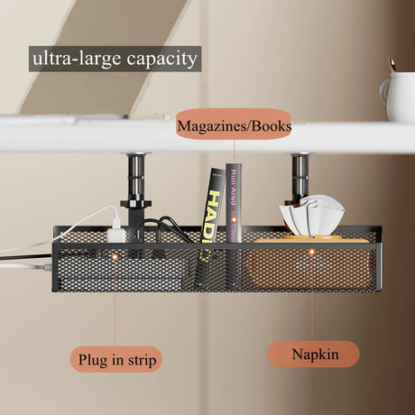 Under Desk Cable Management Tray