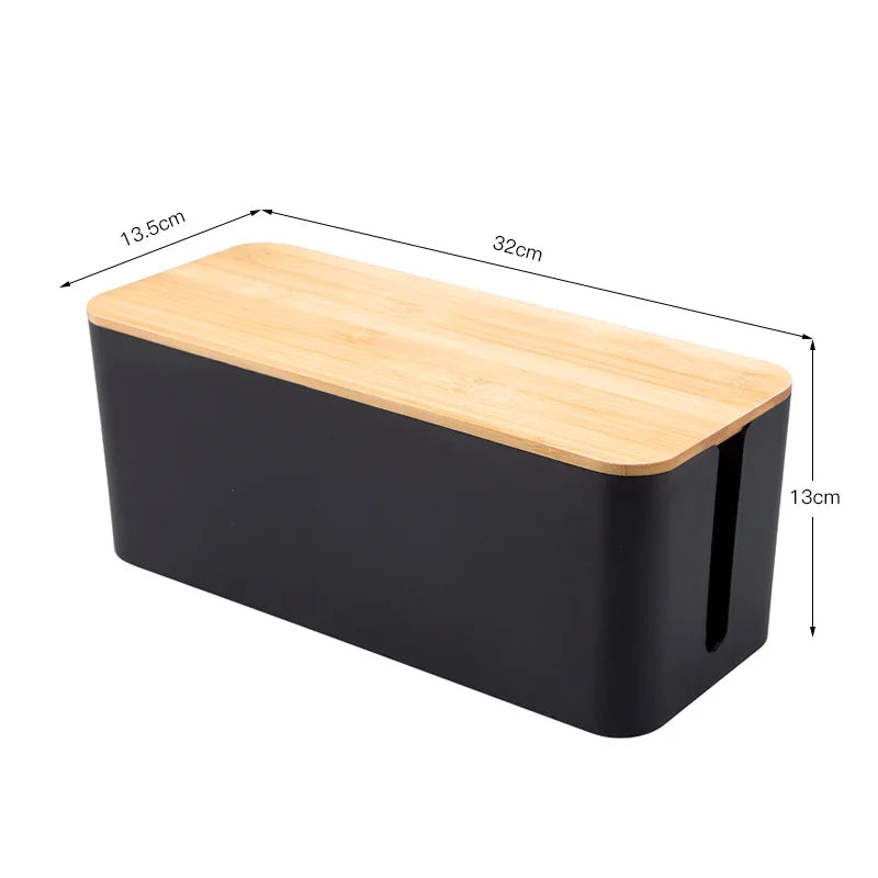 Wooden Cable Organiser Box
