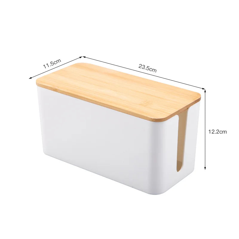 Wooden Cable Organiser Box