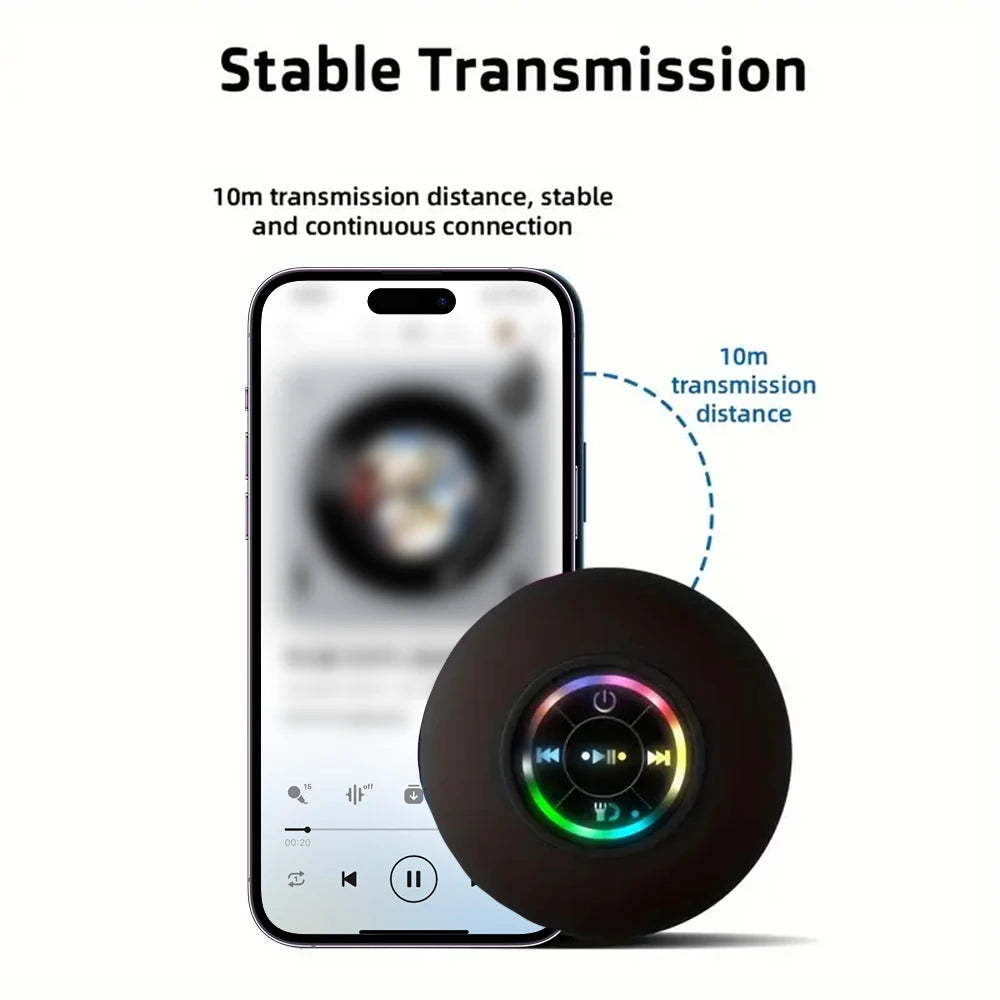 Caixa de Som Bluetooth AquaBeat LED