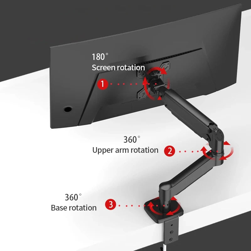 Braço para um monitor