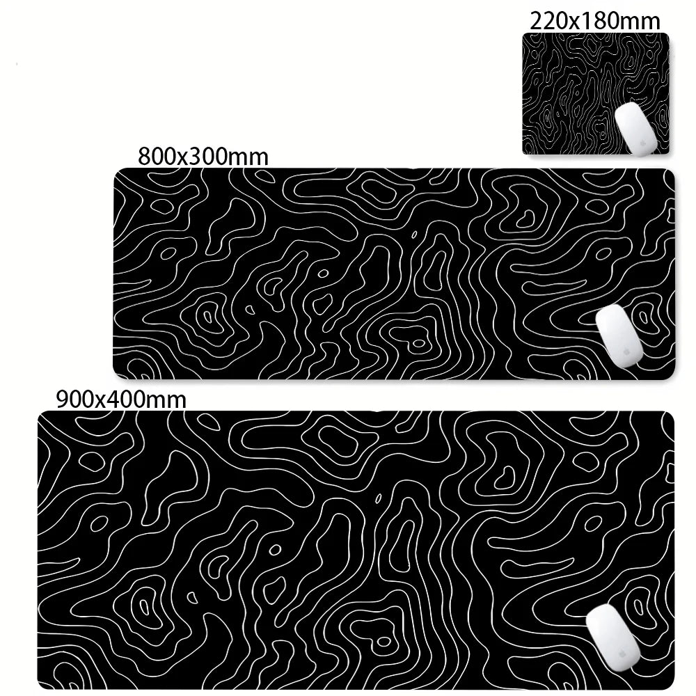 Obsidian Flow Desk Mat