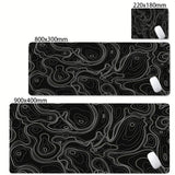 Obsidian Flow Desk Mat