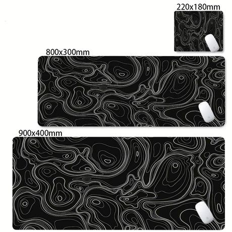 Obsidian Flow Desk Mat