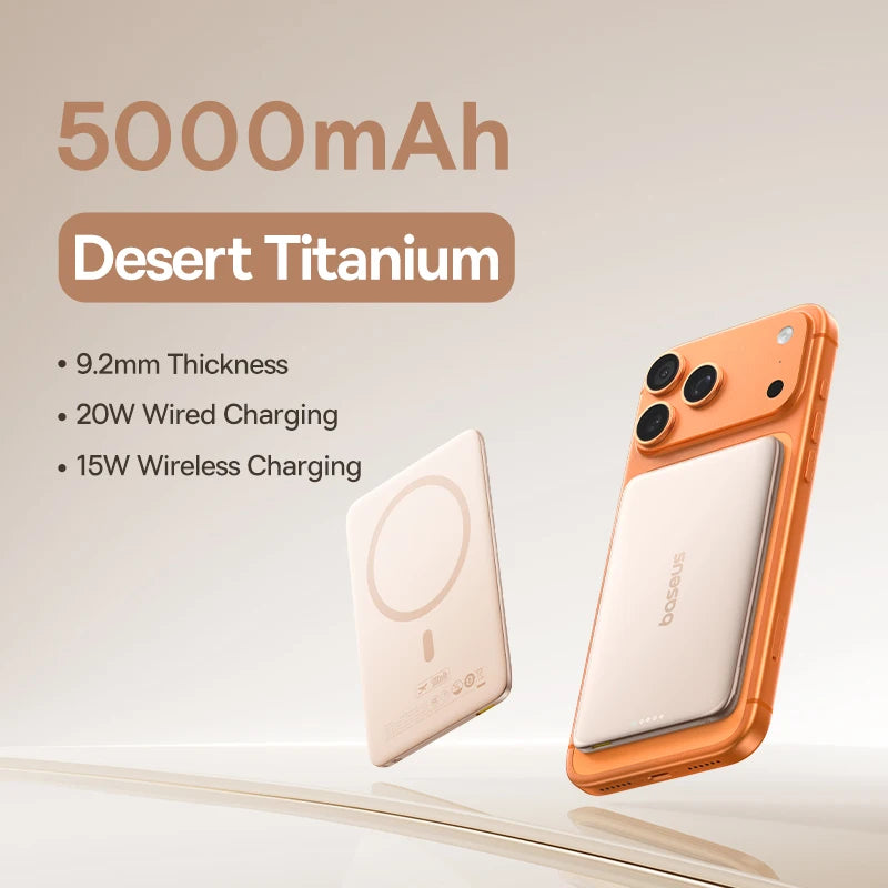 MagVolt Slim 5K Magnetische Power Bank