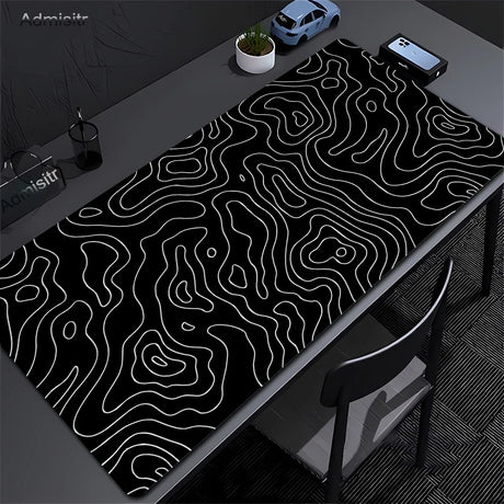 Obsidian Flow Desk Mat