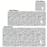 Obsidian Flow Desk Mat