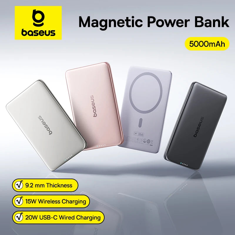 Power Bank Magnético MagVolt Slim 5K