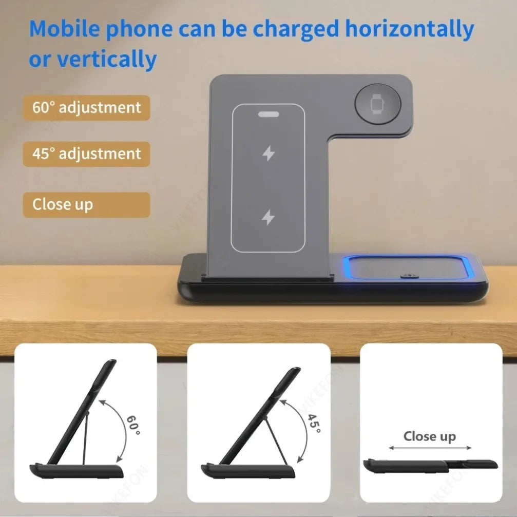 3-in-1 Kabellose Ladestation