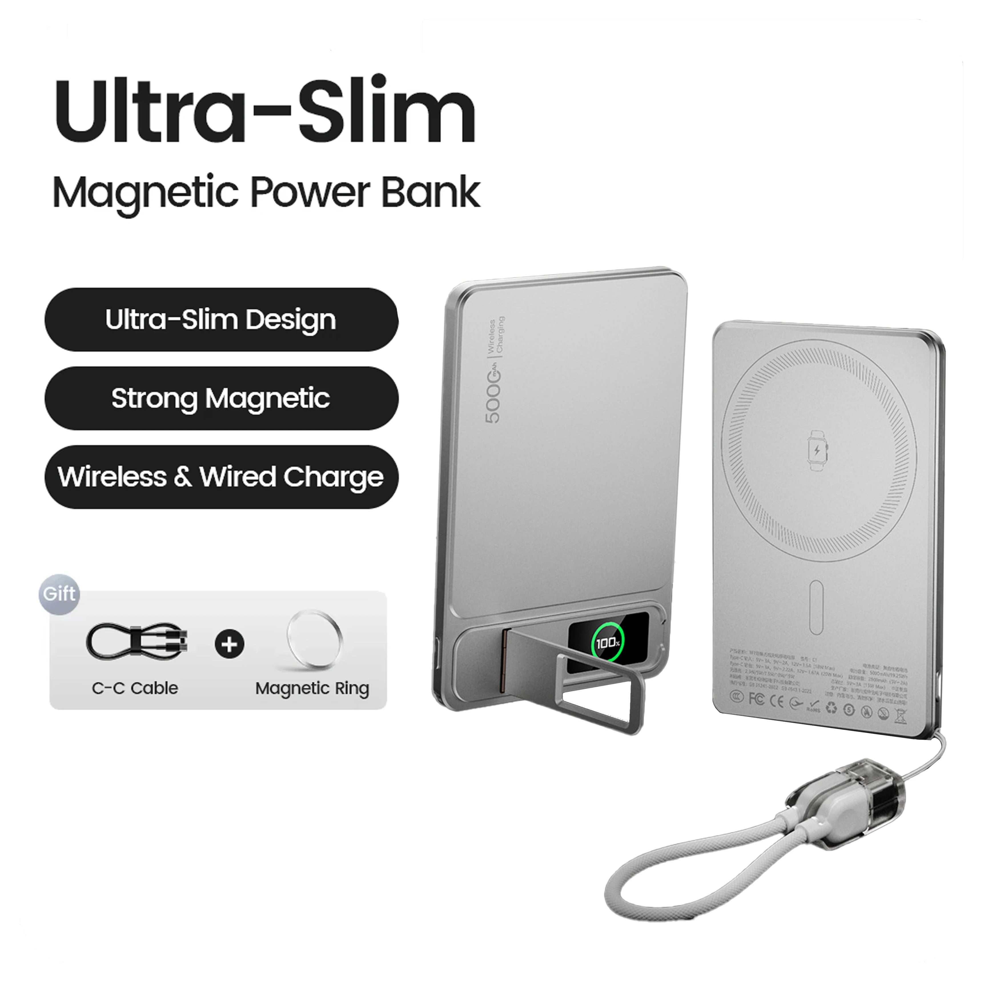 MagVolt 10K magnetische Powerbank