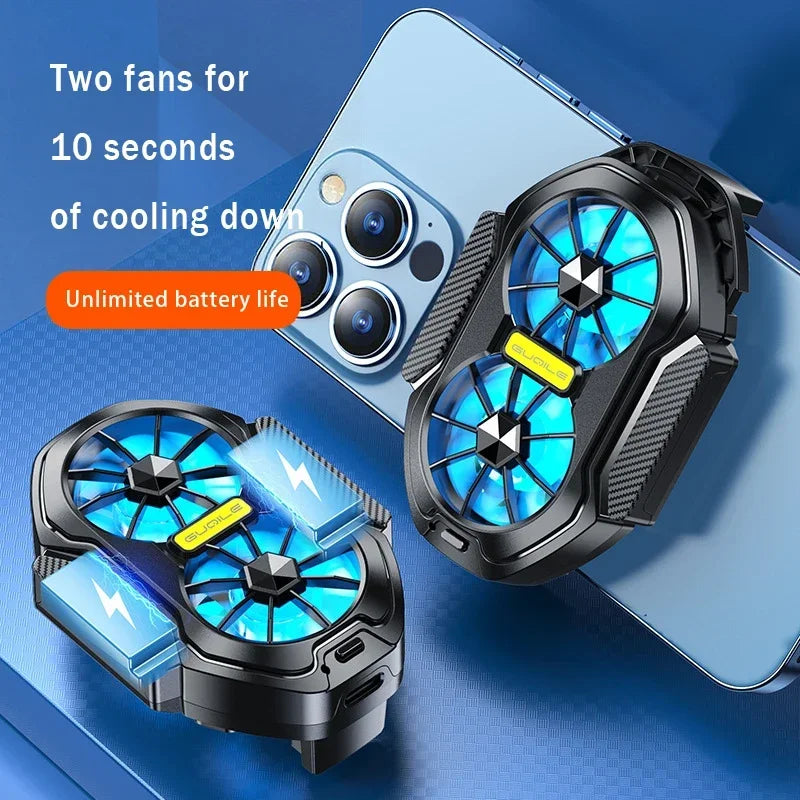FrostWing Dual-Lüfter Handy-Kühler