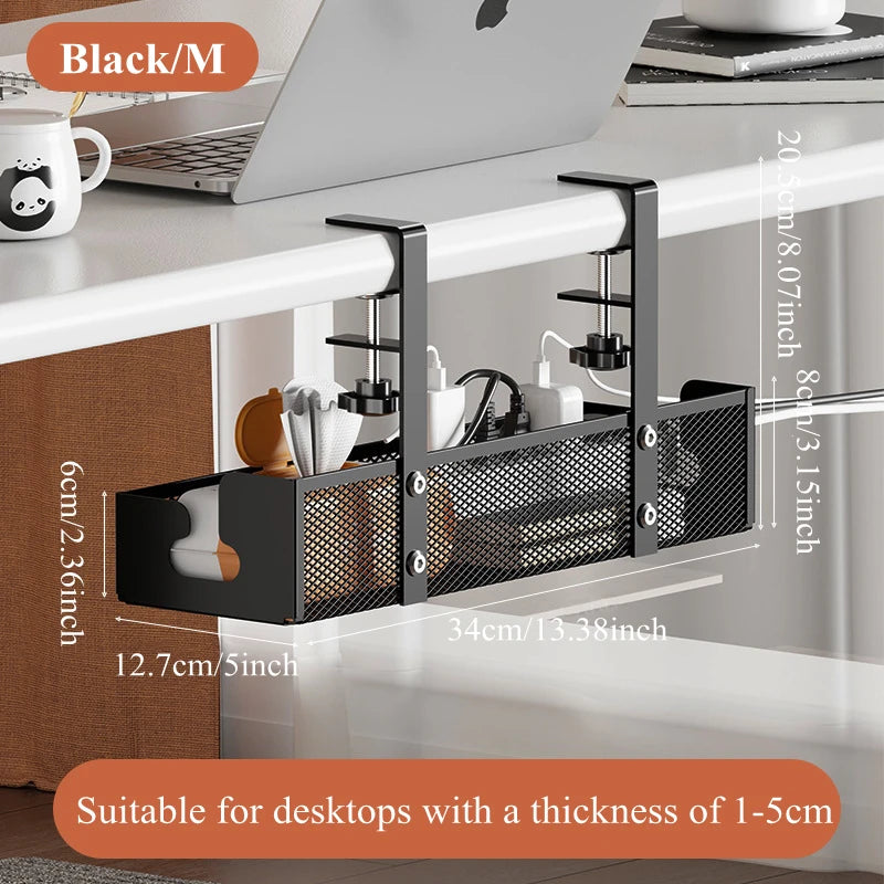 Under Desk Cable Management Tray