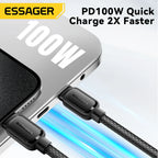 Cabo Retrátil FlexCharge 100W