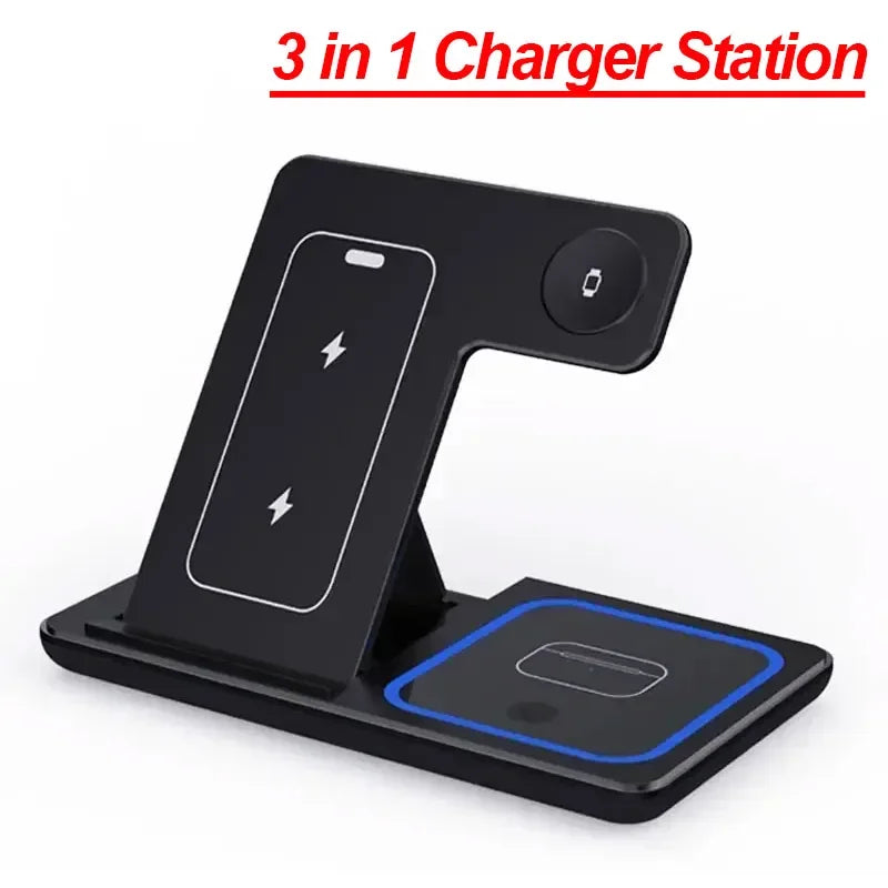 3-in-1 Kabellose Ladestation