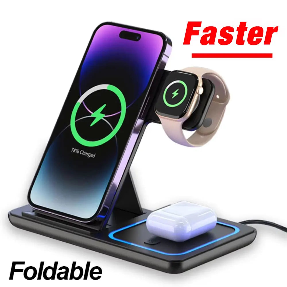 3-in-1 Kabellose Ladestation