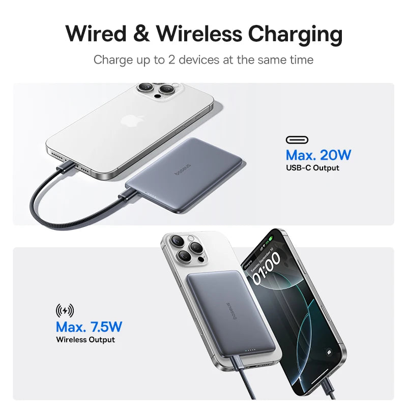 Power Bank Magnético MagVolt Slim 5K