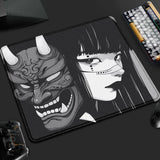 Crimson Mask Desk Mat