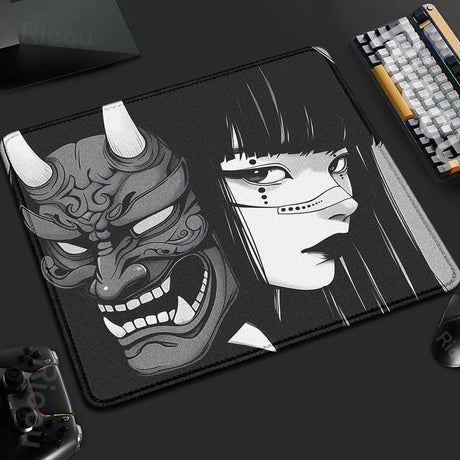 Crimson Mask Desk Mat