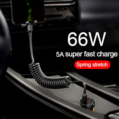 CoilCharge 66W Charging Cable