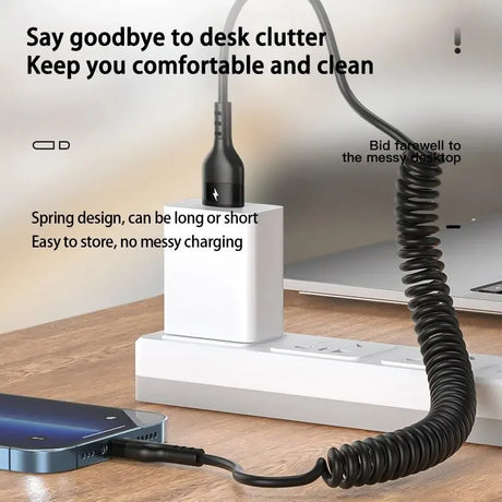 CoilCharge 66W Charging Cable